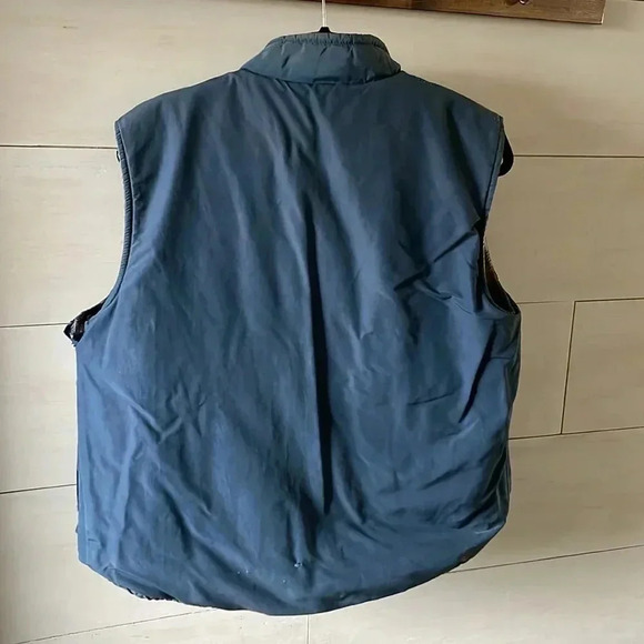 Vintage Weatherguard by Shane Reversible Vest Plaid Wool Cotton Outdoor Y2K - Picture 8 of 15